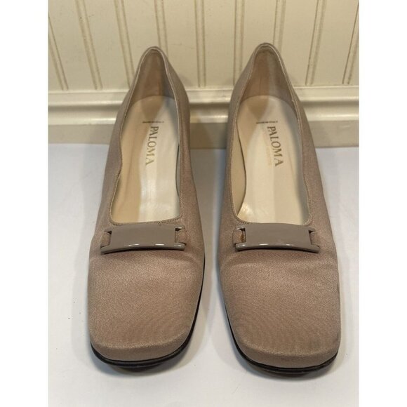 𝅺PALOMA for Neiman Marcus Italy  heel pumps made in Italy size 8.5 B - Picture 1 of 14